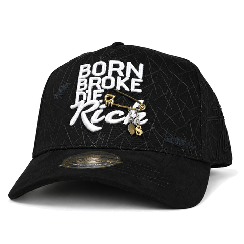 ITALIENSE BORN BROKE DIE RICH BLK — vista tres cuartos sobre fondo blanco