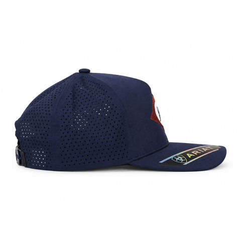 Gorra Ariat A300092403, vista lateral-izquierdo, fondo blanco