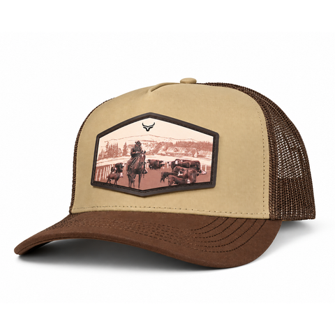 Gorra Ranch & Corral 7506552411521, vista tres cuartos