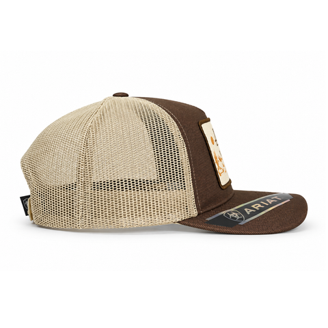 Gorra Ariat A300094602, vista lateral-izquierdo, fondo blanco