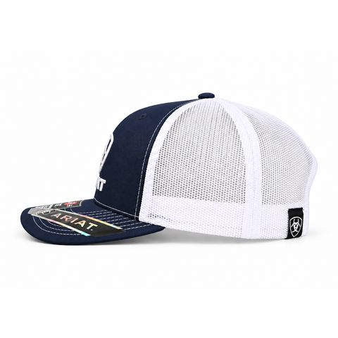 ARIAT GOLD azul marino y blanco — lateral