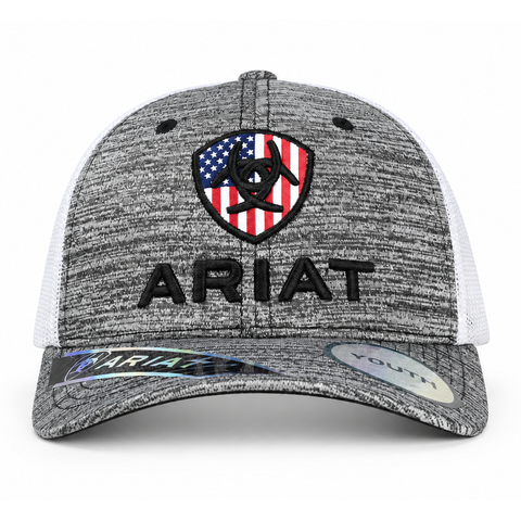 Gorra Ariat A300008706 niño, vista frontal, fondo blanco