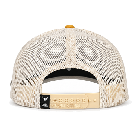Gorra Ranch & Corral Border Collie, vista trasera. SKU 7506552413211.