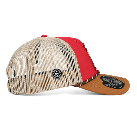 Gorra Ranch & Corral No Road No Problem, vista lateral derecho. SKU 7506552409450.