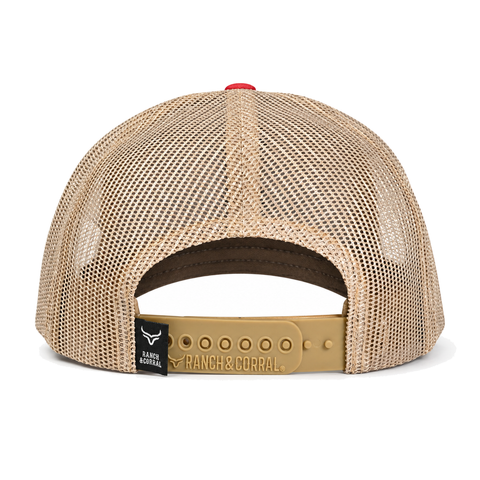 Gorra Ranch & Corral No Road No Problem, vista trasera. SKU 7506552409450.