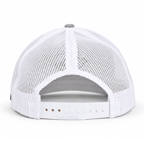 Gorra ARIAT gris con bordado de Texas, vista trasera