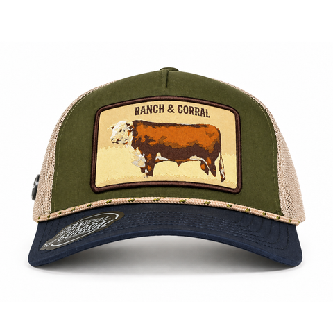 Gorra Ranch & Corral Ganadera RCG38, frontal
