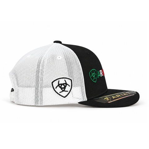 Gorra Ariat A300012201, vista lateral-izquierdo, fondo blanco