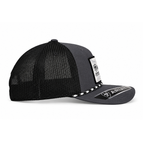 Gorra Ariat A300019001, vista lateral-izquierdo, fondo blanco