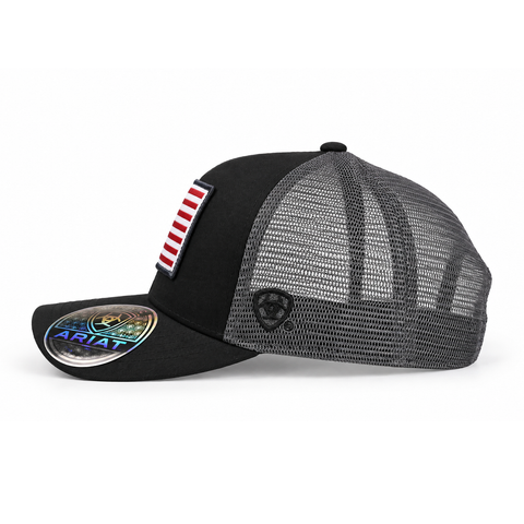 Gorra Ariat A300081101, vista lateral-derecho, fondo blanco
