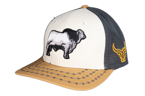 FACE BRAHMAN MOSTAZA/CREMA/GRIS