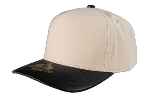 FRANCO CABASSI NEGRO/BEIGE VISERA VINIPIEL