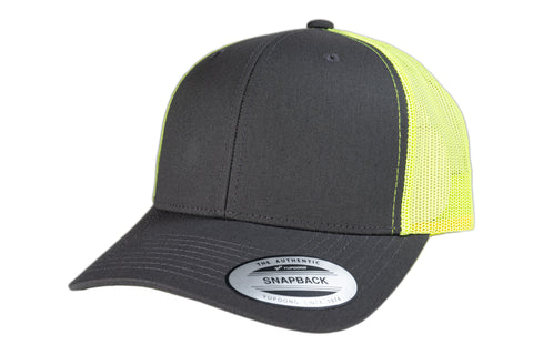 YUPOONG CLASSIC GRIS/VERDE NEON