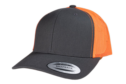 YUPOONG CLASSIC GRIS/NARANJA NEON