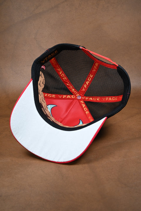 FACE BRAHMAN ROJO/NEGRO (NO MAYOREO)