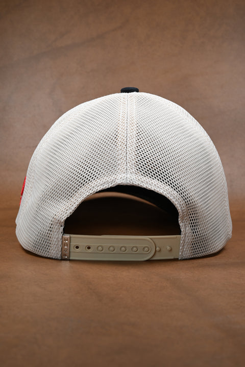 FACE EMPERADOR NEGRO/ROJO/BEIGE