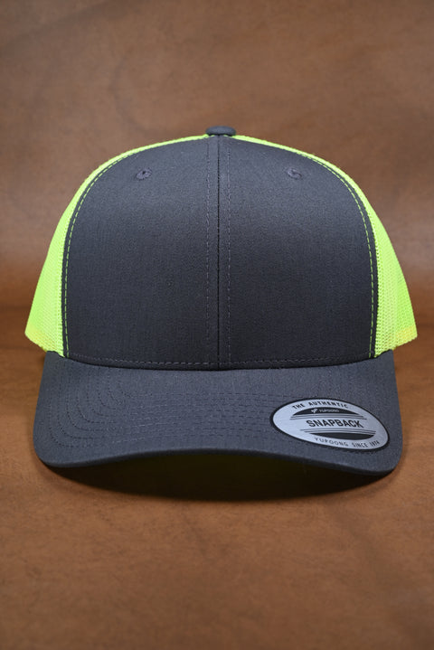 YUPOONG CLASSIC GRIS/VERDE NEON