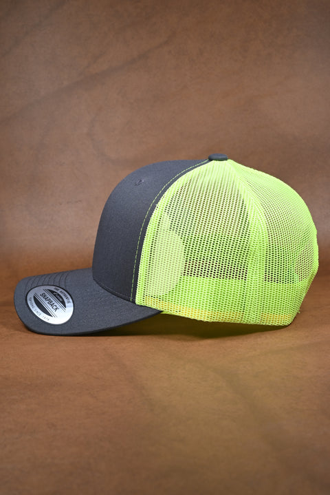 YUPOONG CLASSIC GRIS/VERDE NEON