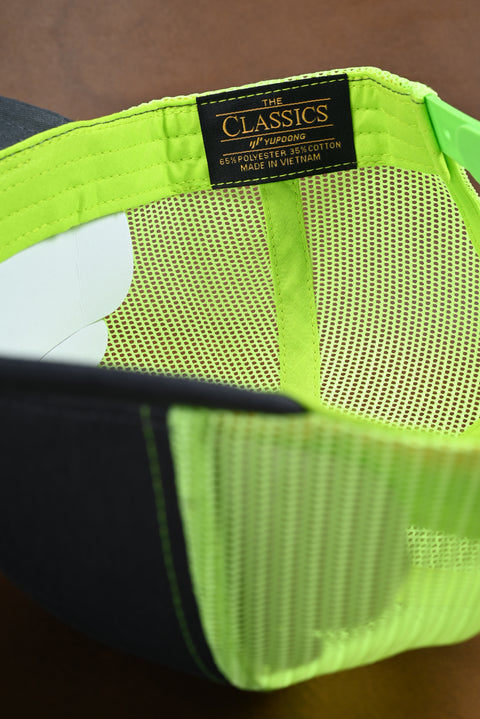 YUPOONG CLASSIC GRIS/VERDE NEON