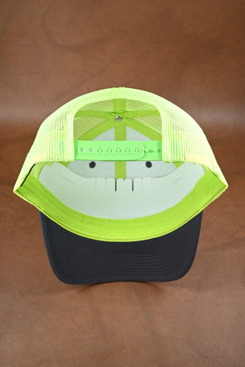 YUPOONG CLASSIC GRIS/VERDE NEON