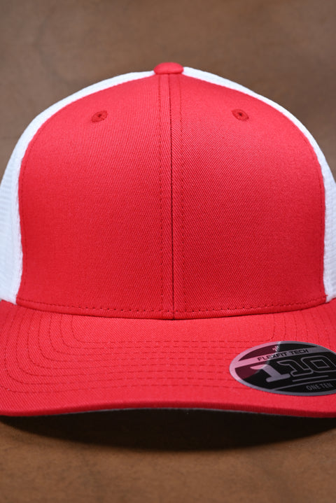 FLEXFIT 110 AJUSTABLE ROJO/BLANCO