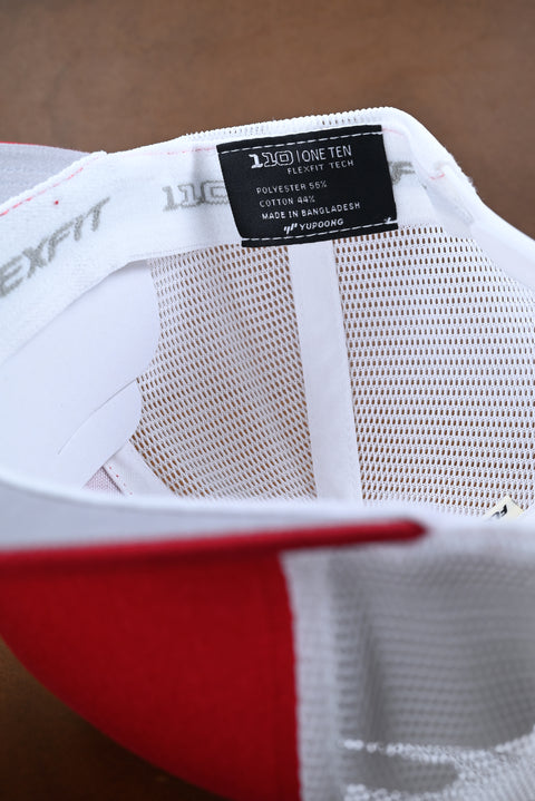 FLEXFIT 110 AJUSTABLE ROJO/BLANCO