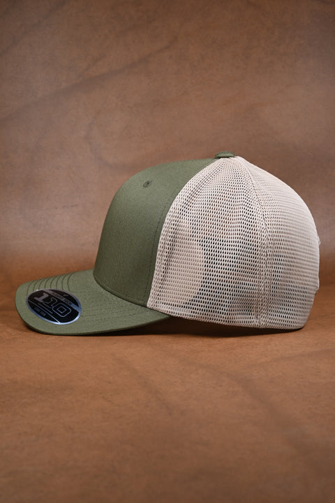 FLEXFIT 110 AJUSTABLE VERDE MUSGO/BEIGE