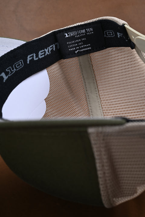 FLEXFIT 110 AJUSTABLE VERDE MUSGO/BEIGE