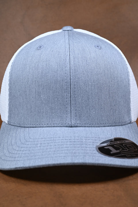 FLEXFIT 110 AJUSTABLE GRIS PLATA/BLANCO
