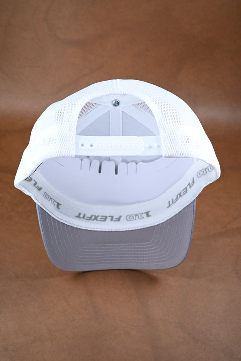 FLEXFIT 110 AJUSTABLE GRIS PLATA/BLANCO