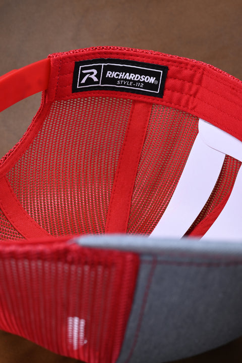 RICHARDSON AJUSTABLE PLATA/ROJO