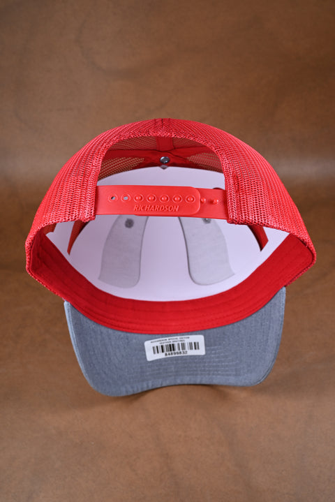 RICHARDSON AJUSTABLE PLATA/ROJO