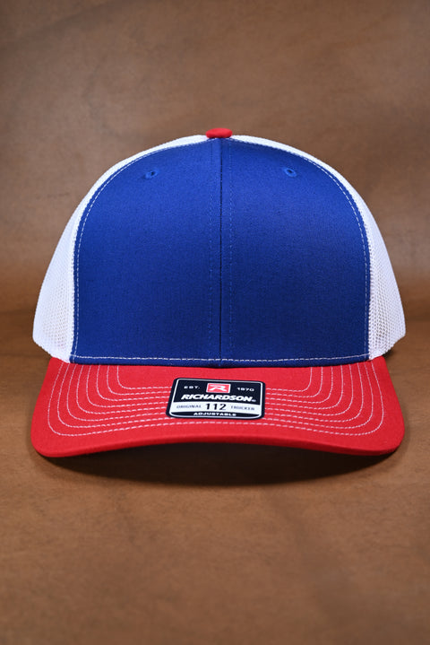 RICHARDSON AJUSTABLE ROJO/AZUL REY/BLANCO