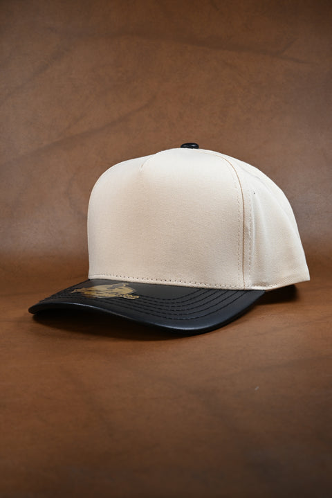 FRANCO CABASSI NEGRO/BEIGE VISERA VINIPIEL