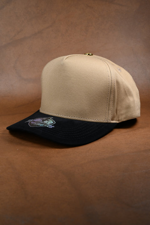 FRANCO CABASSI NEGRO/BEIGE VISERA GAMUZA