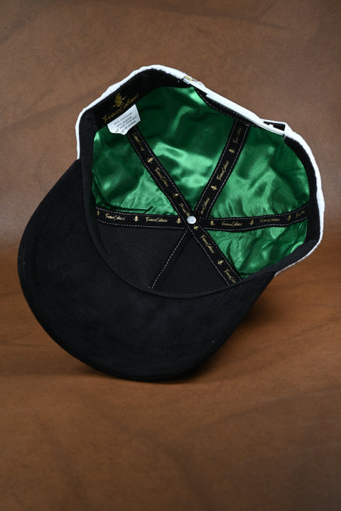 FRANCO CABASSI NEGRO/BLANCO TREBOLES SATIN VERDE