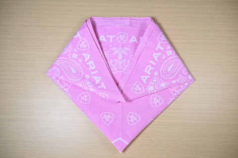 PAÑUELOS ARIAT ROSADO