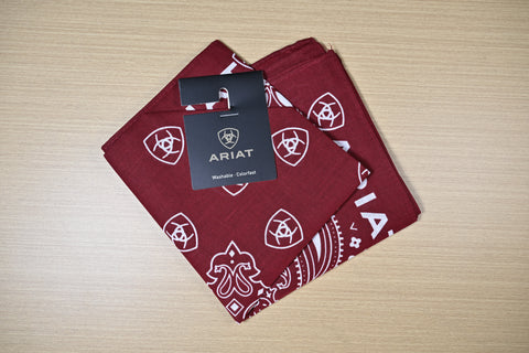 PAÑUELOS ARIAT VINO (CORINTO)