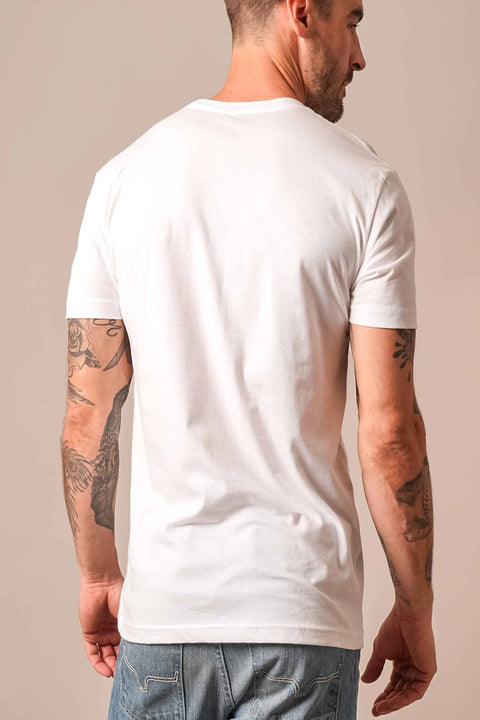 PLAYERA KIMES RANCH EASY DOES IT - BLANCO