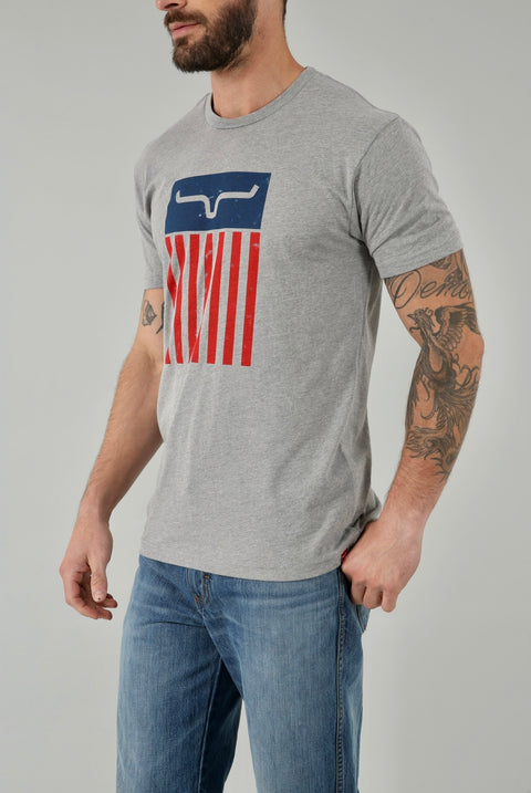 PLAYERA KIMES RANCH CODY - GRIS JASPEADO