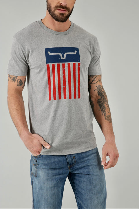 PLAYERA KIMES RANCH CODY - GRIS JASPEADO