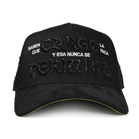 ITALIENSE CARGO PACAS BLK — vista frontal sobre fondo blanco