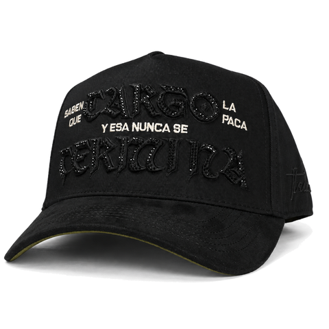 ITALIENSE CARGO PACAS BLK — vista tres cuartos sobre fondo blanco