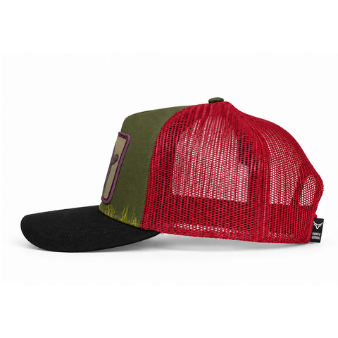 Gorra Ranch & Corral Big Red, vista lateral izquierda