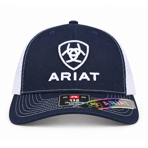 ARIAT GOLD azul marino y blanco — frontal