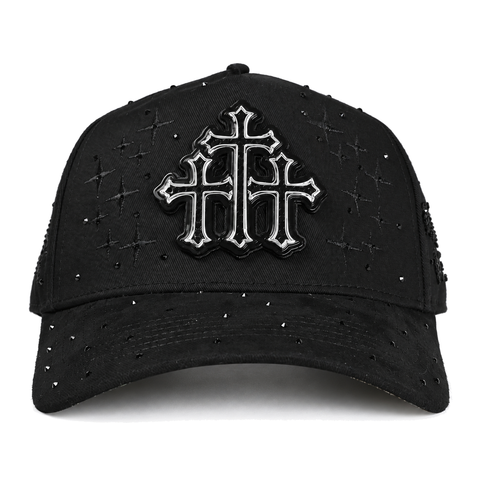 ITALIENSE III CRUCES BLK — vista frontal sobre fondo blanco