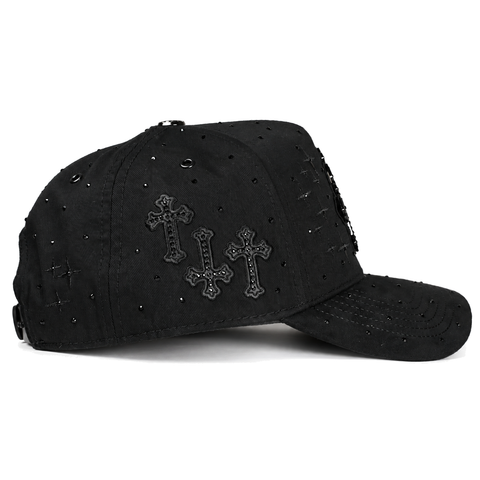 ITALIENSE III CRUCES BLK — vista lateral derecho sobre fondo blanco