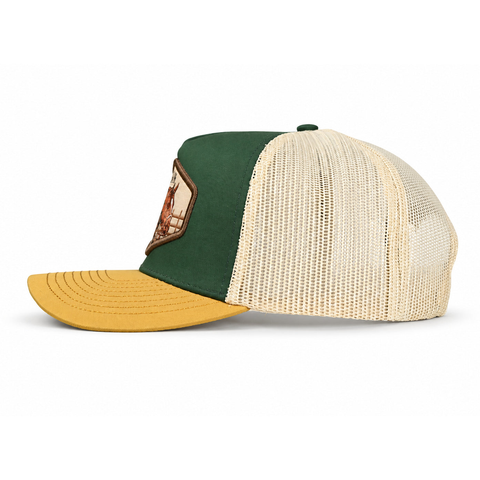 Gorra RANCH & CORRAL EQUUS 1/4 DE MILLA RCE46, lateral izquierdo