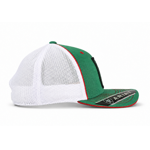 Gorra Ariat A300063728, vista lateral-izquierdo, fondo blanco