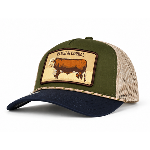 Gorra Ranch & Corral Ganadera RCG38, tres cuartos